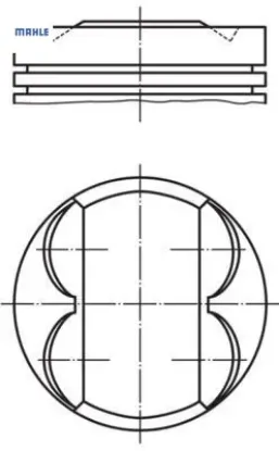 Piston+segman 73.40mm 0.50 Corsa D-e-aveo 1.2 16v Euro5 A12xer-xel-b12xel 63 Kw 86ps 55571101/ 623149/ 624001 resmi