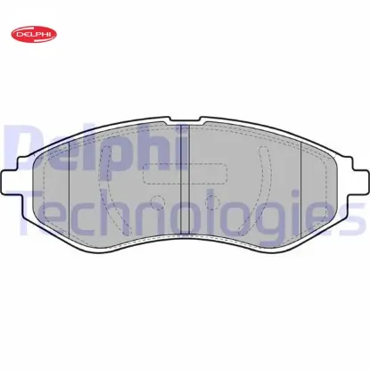 Ön fren balatası chevrolet aveo 05 kalos 02 94566892/ 96534653/ pw892497/ wva23974 resmi