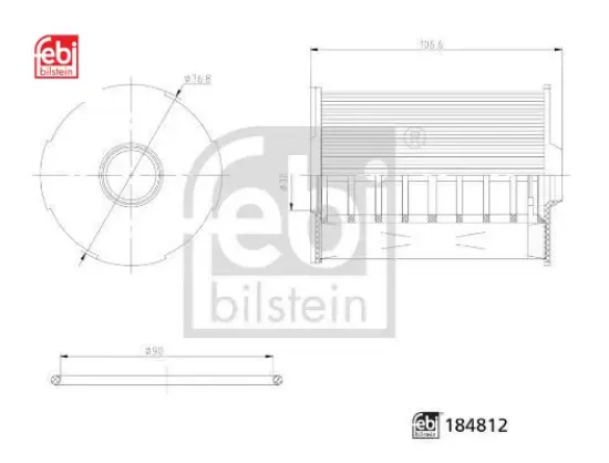 Yağ fıltresı ducato 21 2.2d 2.3d 46349008/ 73504476 resmi