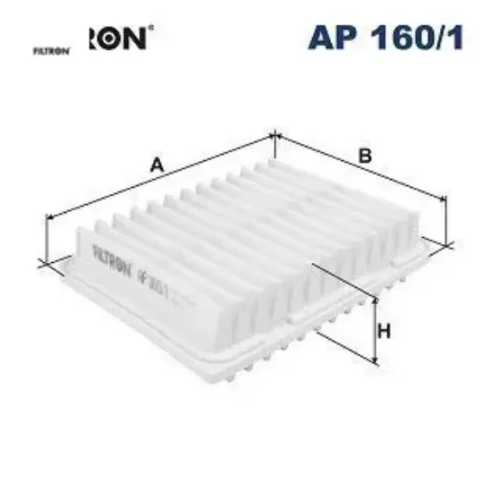 Hava filtresi aurıs corolla 1.6l 1zrfe zre151 07- / rav4 2.0l 3zr-fae zsa30 09-12 / avensıs 1.6l 1zr 178010d060/ 178010m020/ 1780121050 resmi