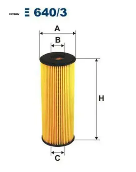 Yag fıltresı m104 w202 c208 w124 w163 w140 a1041800109 resmi