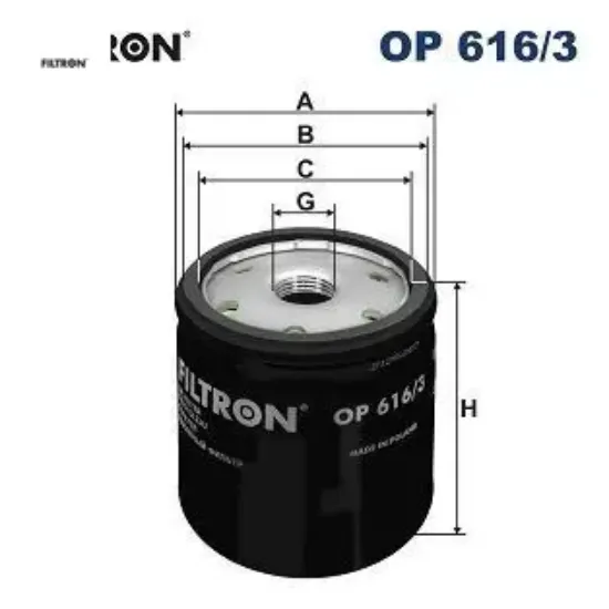 Yağ filtresi vw golf vıı-polo v-a3-octavıa 1.2 tsı-1.4 tsı 12> 04e115561h resmi