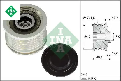Alternatör kasnağı astra l 21> combo e 19> grandland-crossland 17> zafıra lıfe 19> jumpy ııı-jumper 9824742880/ 9809200480/ 1635591980 resmi