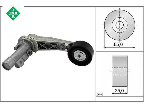Alternatör gergi rulmanı partner tepee-berlıngo-c3 1.4-1.6 11287571015/ 5751.G9 resmi