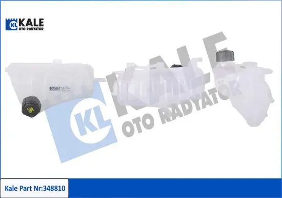 Genleşme kavanozu kapaklı kangoo ııı 08 radyatör ek su deposu 7701478318 resmi