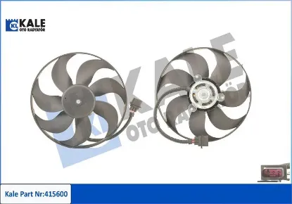 Fan motoru davlumbazlı polo 1.4-1.6 95-99 polo 1.4-1.9tdı 01 ıbıza ıv-fabıa 99-08 250-80w 345mm 6x0959455c/ 6q0959455h/ 6x0959455 resmi