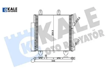 Klima radyatörü c1 ıı-108-aygo 13-> 88450yv020/ b000995480/ 940522 resmi