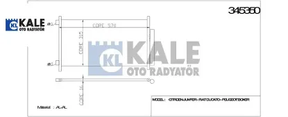Klima radyatörü ducato-boxer ıı 02-06 6455.Ec/ 1347842080/ 940635/  resmi