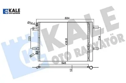 Klima radyatörü  308-3008-508-expert ıv-traveller-c4 pıcasso-grandland x 16->525x436x16 3644520/ 9677145480/ 981733408 resmi