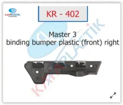 Ön tampon braketi sağ master ııı 960160002r resmi