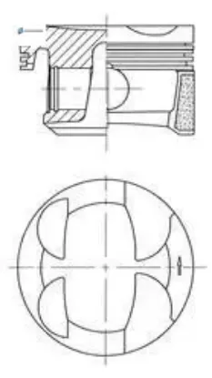 Piston+segman (0.50) p207-p208-p308-p508-p2008-p3008-partner-berlıngo-c3-c4-c5-ds3-ds4 1.6 vtı 0628.T1/ 1631729180/ 7137720000 resmi