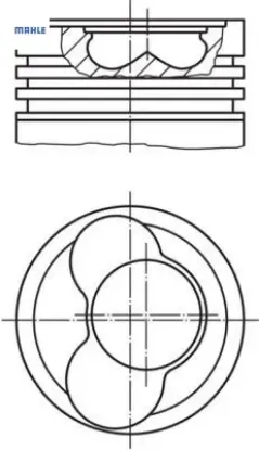 Motor piston segman 0.50 t4 2.5 tdı acv-ahd-anj 3.4.5 silindir 81.51 074107103ab/ 074107065ab resmi
