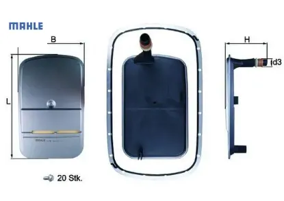 Otomatık sanzıman yagı fıltre setı e36 e46 e83 24117557070/ 24117524707 resmi