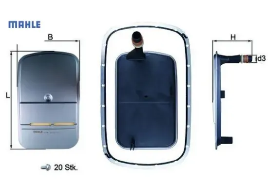 Otomatık sanzıman yagı fıltre setı e36 e46 e83 24117557070/ 24117524707 resmi