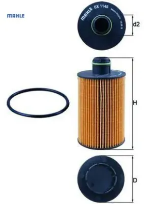 Yağ filtresi opel antara 2.2 cdtı 11 chevrolet captıva 11 cruze 2.0 vcdı 11 4818038/ 93745801/ 95599740 resmi