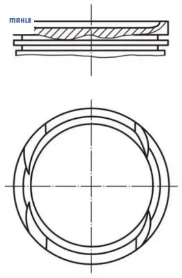 Piston+segman (0.50) astra j-corsa d-e-mokka-ınsıgnıa a-merıva b-adam-zafıra c-cruze-trax 1.4 16v 55565420/ 55580179/ 55580184/ 625072 resmi