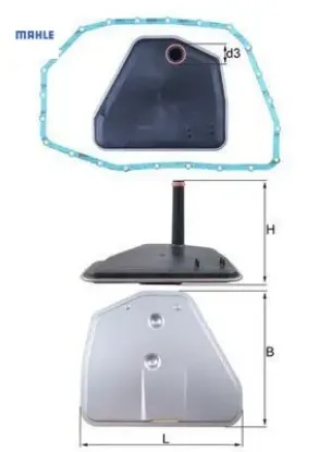 Hidrolik filtre conta ile a4 04>09 09l321371a/ 09l325429 resmi