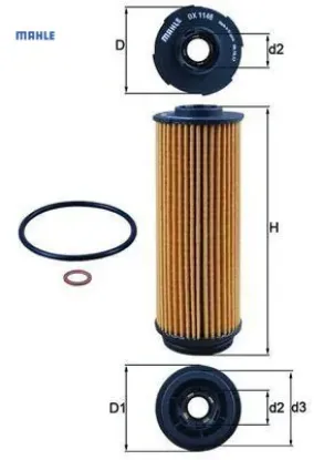 Yağ filtresi b57 b58 f20 f23 f30 g20 f34 f31 g21 f33 g30 g31 g32 g11 g14 g01 g02 g05 g07 g29 11425b4c845 resmi