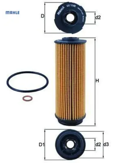 Yağ filtresi b57 b58 f20 f23 f30 g20 f34 f31 g21 f33 g30 g31 g32 g11 g14 g01 g02 g05 g07 g29 11425b4c845 resmi