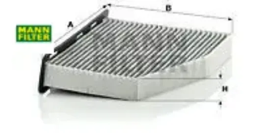 Polen filtresi karbonlu    caddy ııı-jetta ııı-passat-touran-golf v 1.4tsı-1.6tdı-1.8tsı-1.9tdı-2.0t 1k1819653/ 1k1819653a/ 1k18196 resmi