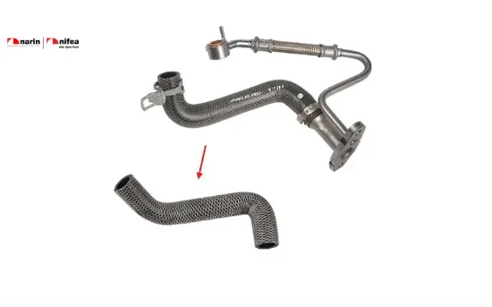 Turbo yaglama borusu hortumu metal boru harıc master ııı-movano 2.3cdtı 151925639r/ 151920683r/ 1519200q2a resmi