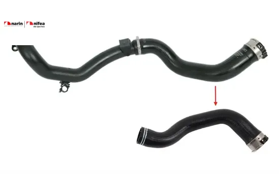 Turbo hortumu (plastik boru hariç)    500l-egea   1.3d  2012-> 51881823 resmi