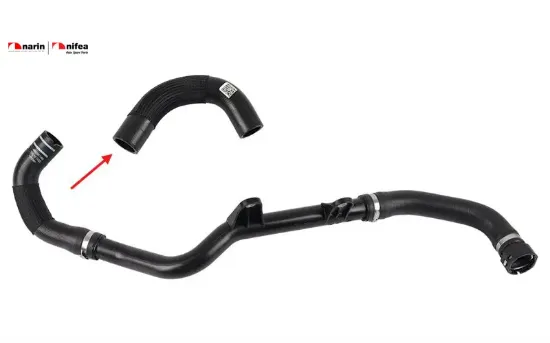 Radyatör üst hortum küçük parça boxer  ııı 1606662280/ 1366739080 resmi