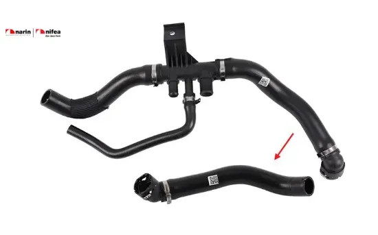 Radyatör çıkış hortumu plastik boru hariç jumper mınıbüs otobüs | relay jumper panelvan van | relay 1349150080/ 1351.Pk resmi