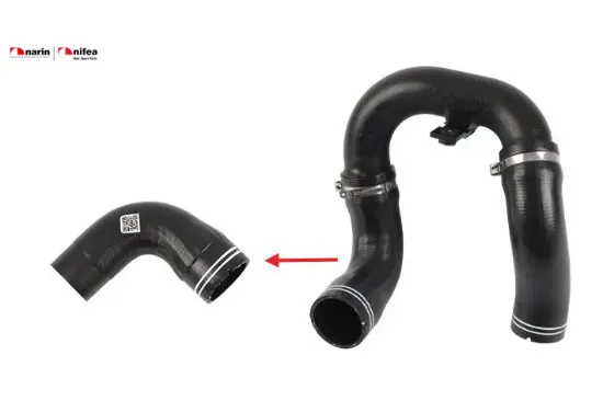 Turbo hortumu büyük plastik parça hariç new doblo 51832089 resmi