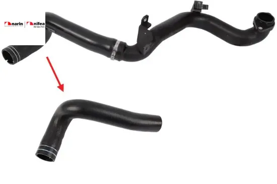 Turbo çıkış hortumu  bıpper-fıorıno 1.3jtd/euro5/0382.Rc/1626514080/52078678/plastik hariç/ibraş 15520 nıfea resmi