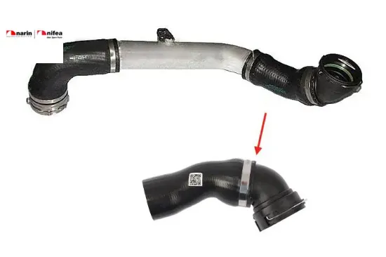 Turbo hortumu 5.25/5.30/5.35  e60/e61//ibraş 35220 nıfea resmi