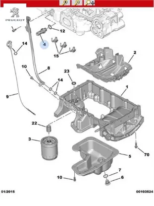 Yağ müşiri 1131.K5  Peugeot resmi
