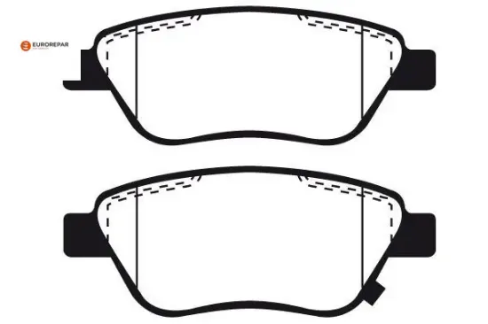 Erp fren balatası ön küçük tip   corsa d 1.2/1.3/1.4  z12xep/a14xer/z13dtj 07-> 93169174 resmi