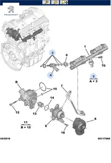 Bnz enjektörü 9818760580  peugeot resmi