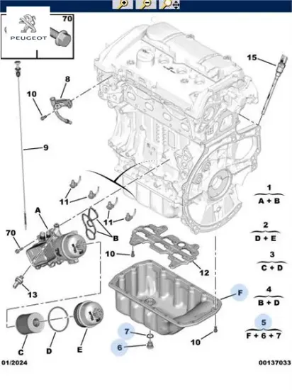 Mtr yağ karteri 9821789380  peugeot resmi