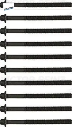 Silindir kapak saplama seti  206-307-406-407 ew10j 0204.A7 (10x)/ 0204.93 (10x) resmi