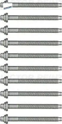 Silindir kapak saplama seti  307-308-407-partner 2 9802033280/ 0204.A6 (10x) resmi