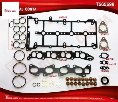 Üst takım contası corteco keçeli reınz subap lastik skc siz doblo-lınea-bravo ıı 1.6 dmtj 71754668 resmi