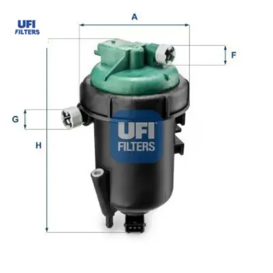 Yakıt filtresi doblo 1.3 dmtj 10/05 doblo cargo 1.3 jtd 16v mtj 62kw/84ps 213mm oe 51764484/ 51773592 resmi