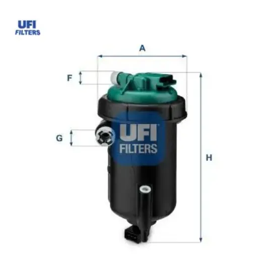 Mazot filtresi boxer-ducato 2.3/3.0hdı/1901.98/160 1901.98/ 1606450480/ 136297608 resmi