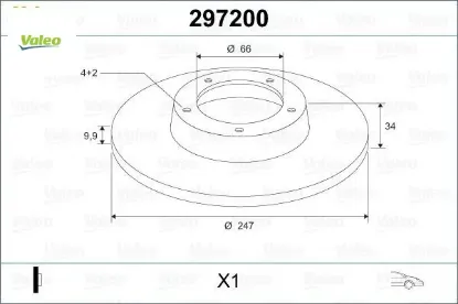 Ön fren aynası 106 91-05 306 93-01 206 98-00 saxo 96-04 c15 84-00 zx 91-97 247.7x9.9x4dl 4249.95/ 4246.A5/ 4246.89/ 95661748 resmi