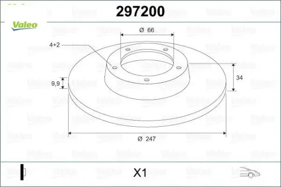 Ön fren aynası 106 91-05 306 93-01 206 98-00 saxo 96-04 c15 84-00 zx 91-97 247.7x9.9x4dl 4249.95/ 4246.A5/ 4246.89/ 95661748 resmi