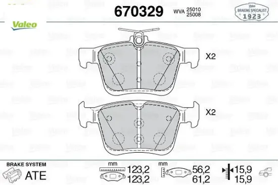 Arka balata golf vıı 2014 touran t-roc 2018 a3 2014 2020 q2 2016 tt 2018 ateca 2016 leon 2014-2020 s 8v0698451/ 5q0698451c/ 3q0698451f resmi