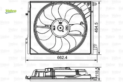 Fan motoru şasesi megane ıv 16 talısman 15 1.2tce 1.5dci 1.6dci 1.6sce 2.0dci 214810118r/ 214810518r resmi