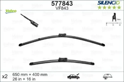 Silecek ön 650mm 450mm bmw b38n u11 f48 leon st ıbıza arona opel crosslan cıtroen c3 aırcross 2 61615a512f4 resmi