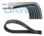 Alternatör kayışı 5 pk 1220  partner 1,4i -polo-fa  5750.Fq/ 5750.Vk/ 028903137al/ dayco 5pk1220 resmi