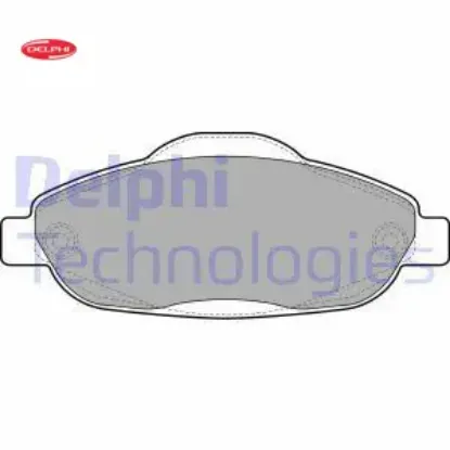 Ön fren balatası 308-3008 1,4 16v  1609253080/ 1613259380/ 425393 delphı lp2070 resmi
