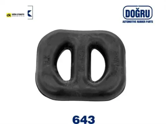 Arka egzoz askı lastiği  vectra a-calıbra-kadett e 852722 doğru kauçuk dk-643 resmi