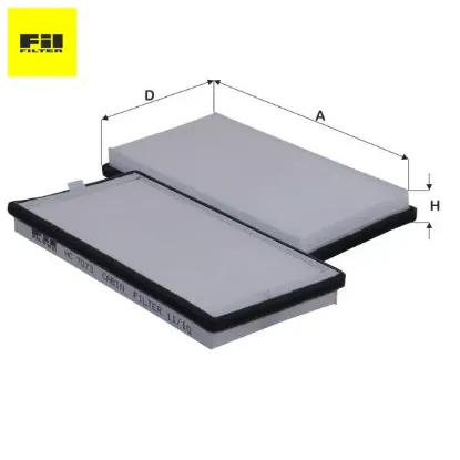 Polen filtresi 406 1.6/2.0/2.2  6447.S5/ 1610616880/ cu3340/ a fıl fılter hc7073 resmi