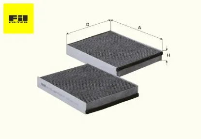 Polen filtresi  karbonlu tourneo connect-transit connect  1.5 eco blue ztga-z2ga  1709013/ 1776360 fıl fılter hck7212 resmi